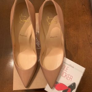 Christian Loubouton Pigalle Follies Pointed Toe Pump